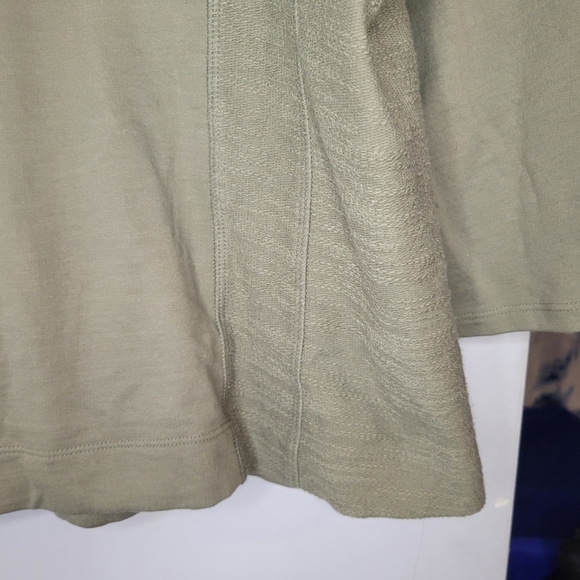 Chico's zenergy women's green zip-up sweater - Picture 3 of 10